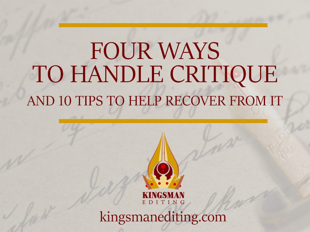 4 ways to handle critique and how to recover